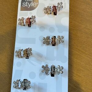 Scunci Flower Hair Clips - Set of 6